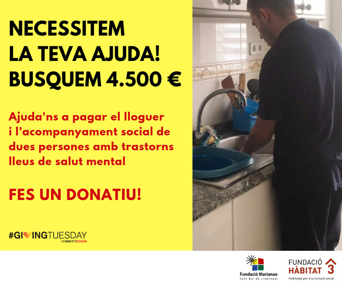 Imatge de campanya pel Giving Tuesday 2018